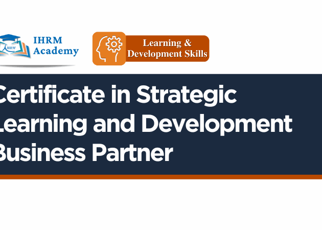 Certificate in Strategic Learning and Development Business Partner