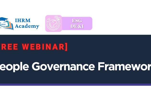 [FREE Introductory Webinar] People Governance Framework